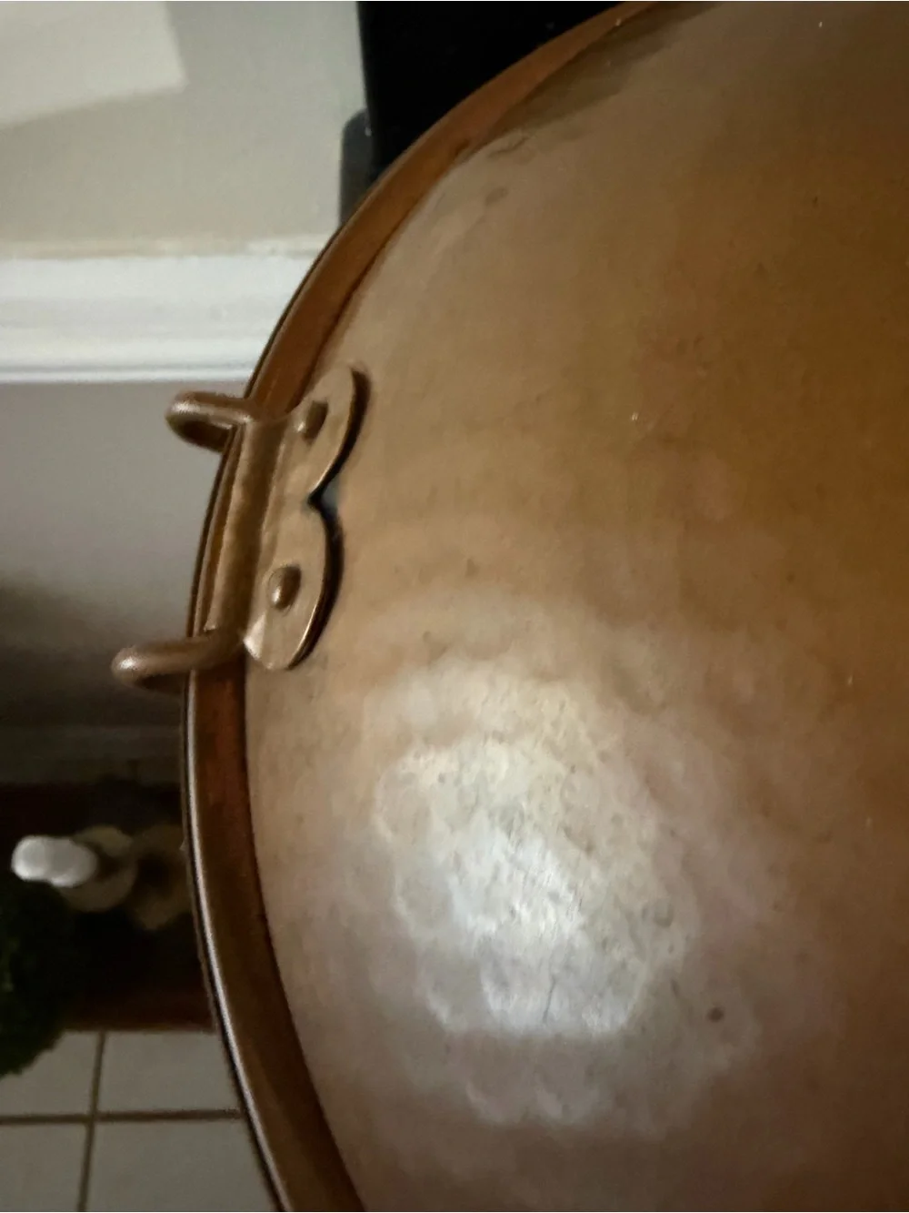 Vintage Copper Finish Hammered cataplana